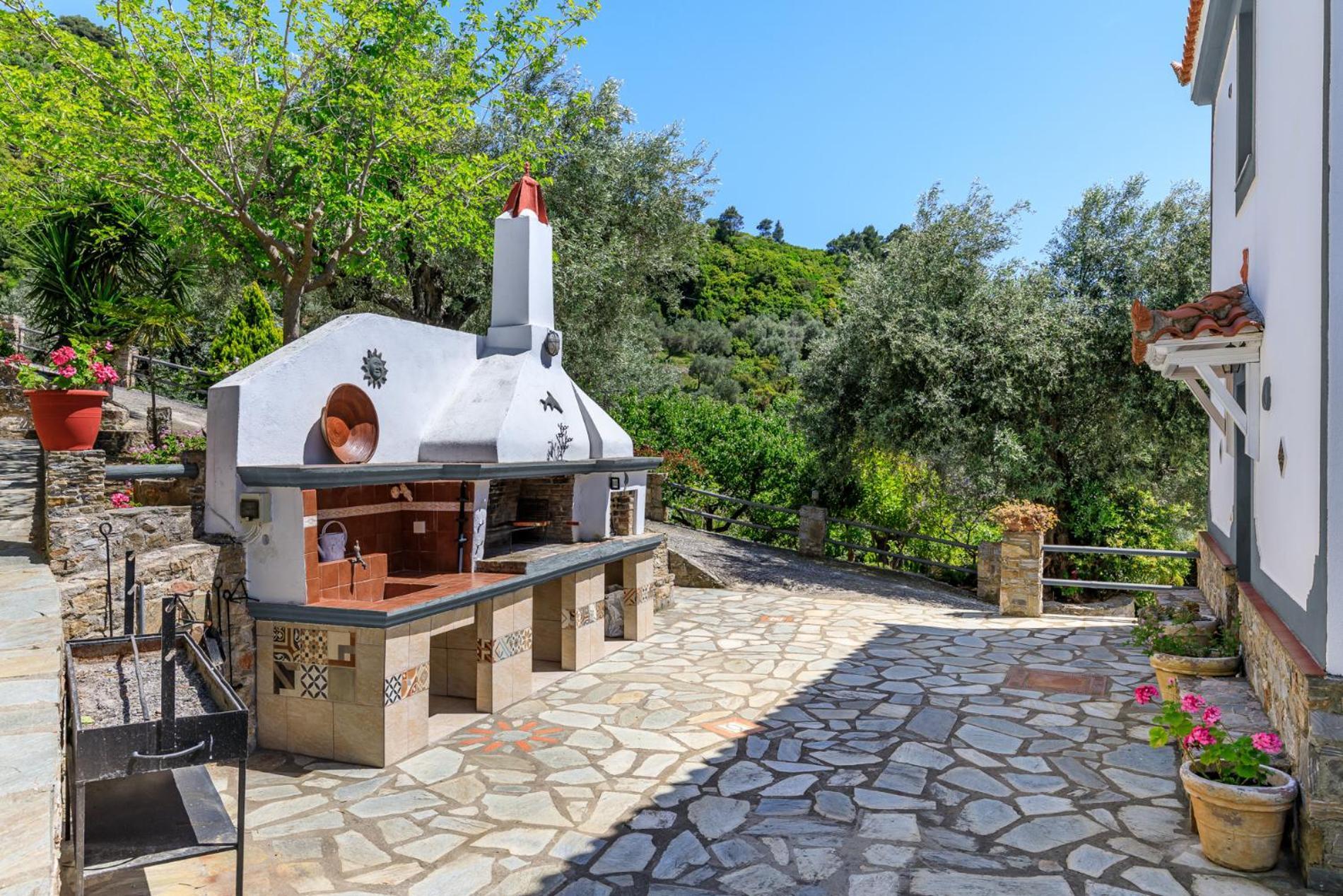 Villa Agia Marina スコペロス エクステリア 写真