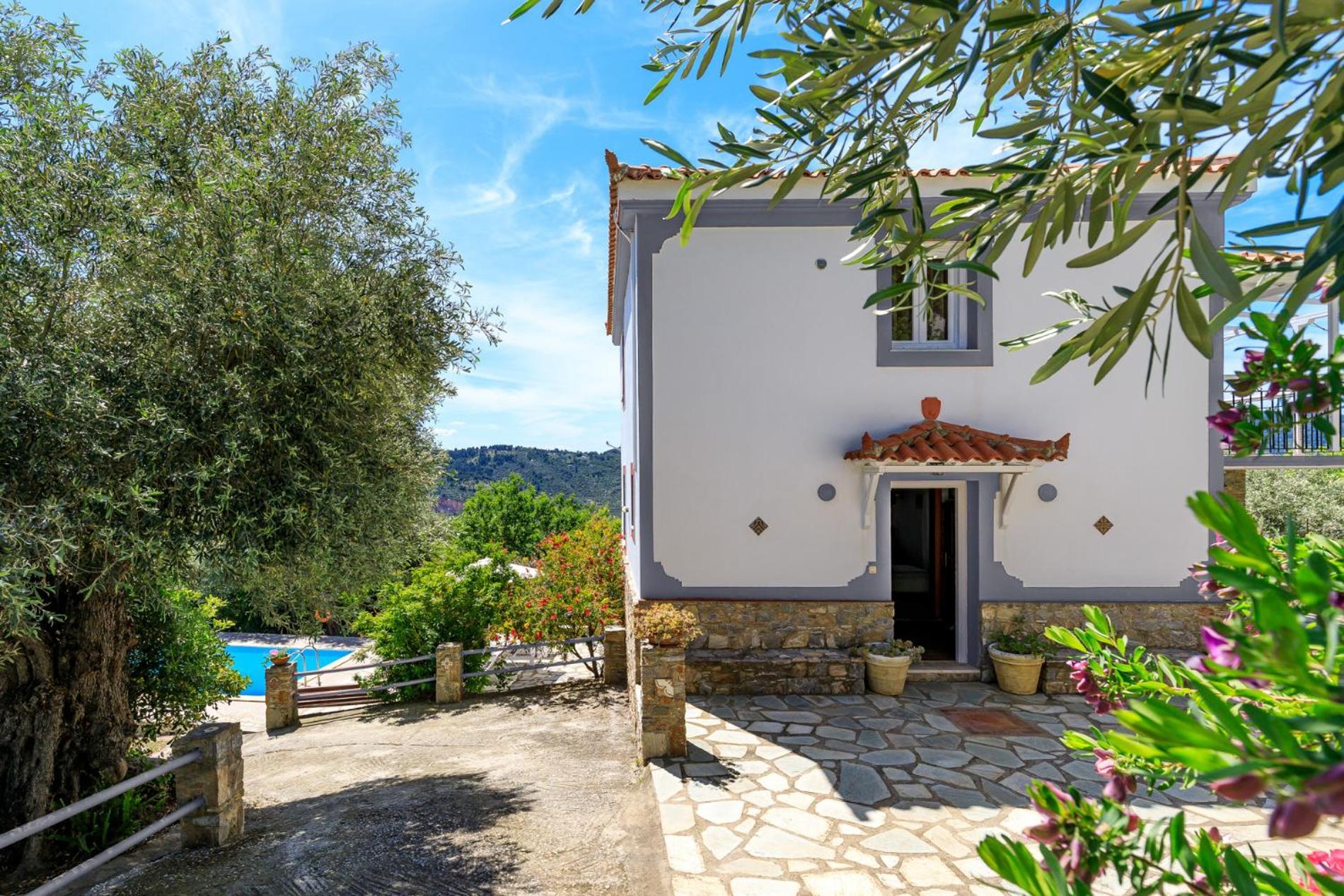 Villa Agia Marina スコペロス エクステリア 写真