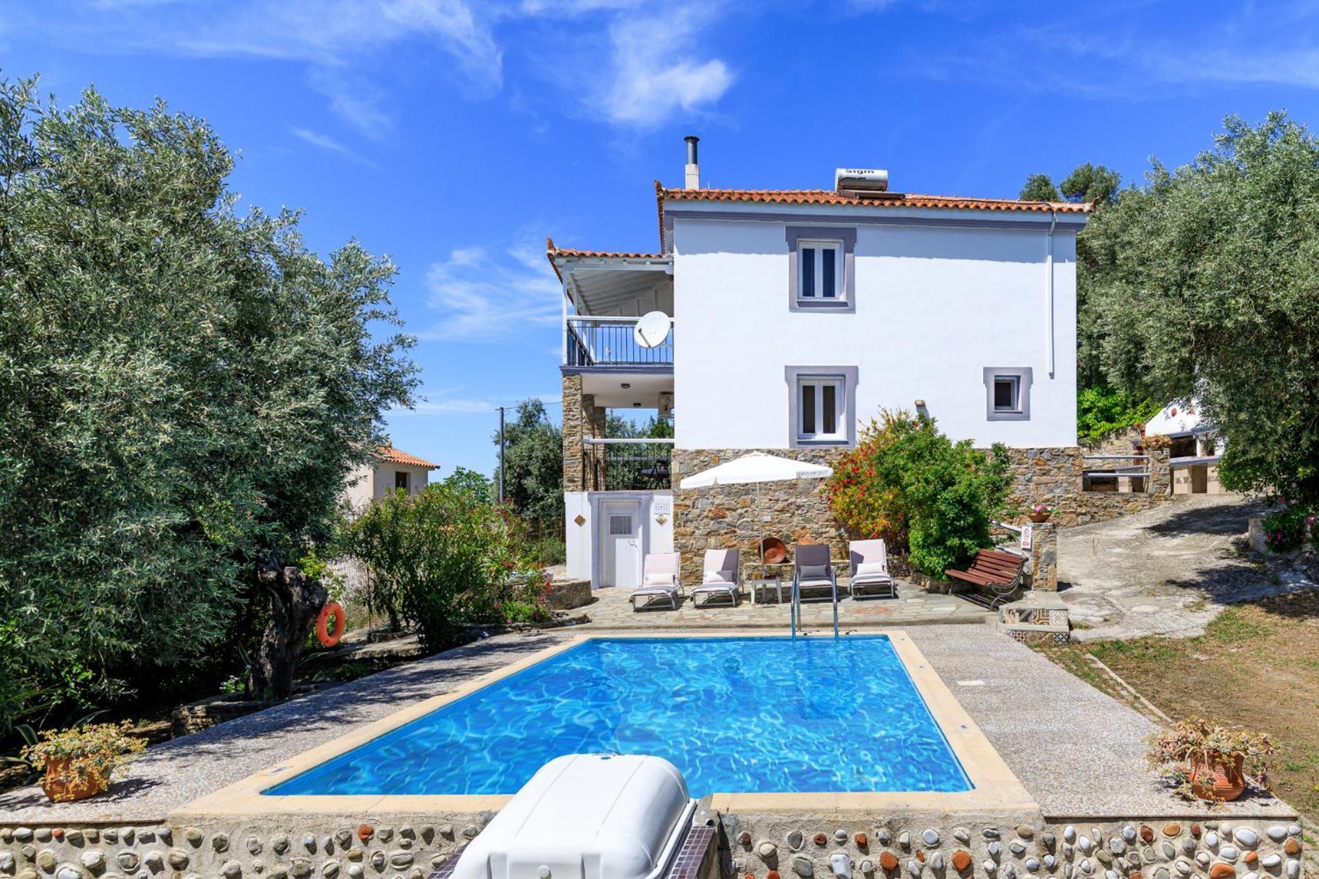 Villa Agia Marina スコペロス エクステリア 写真